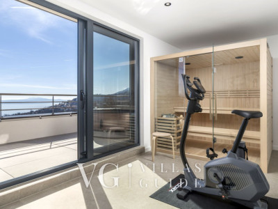 Casa Fani with seaview & pool & wellness