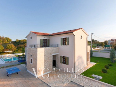 Villa Casa Malvasia with pool&tennis cort  Istria Garden and property exterior