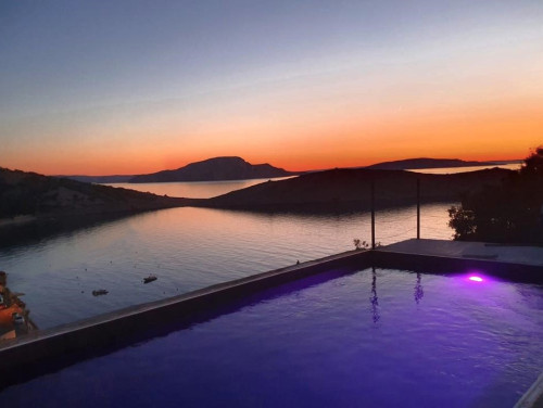 Villa House Vissum with pool&sea view