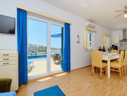 Villa House Vissum with pool&sea view