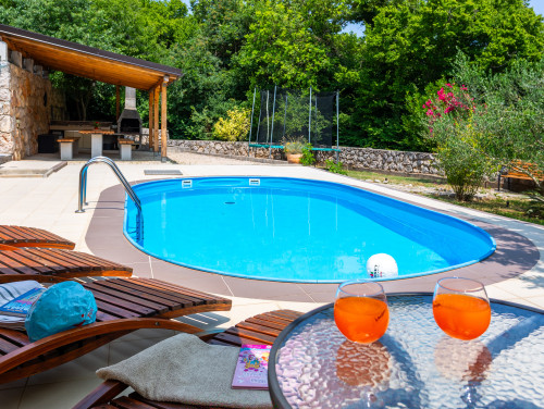 Villa Risika 1 with pool island Krk