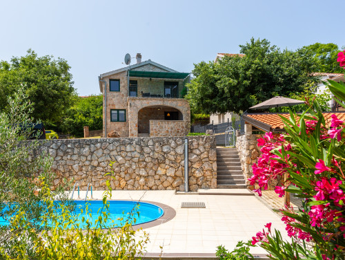 Villa Risika 1 with pool island Krk