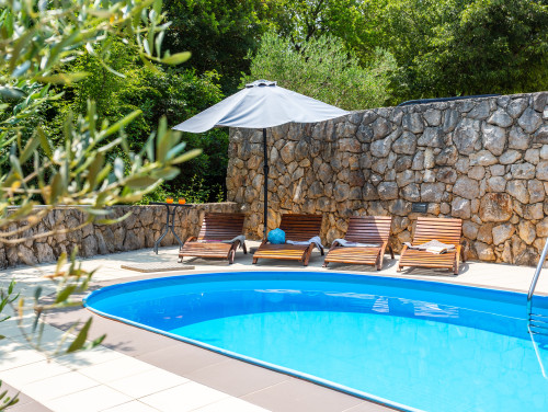 Villa Risika 1 with pool island Krk